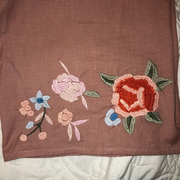 ASOS Embroidered Tea Linen Jumpsuit - Picture 7 of 12